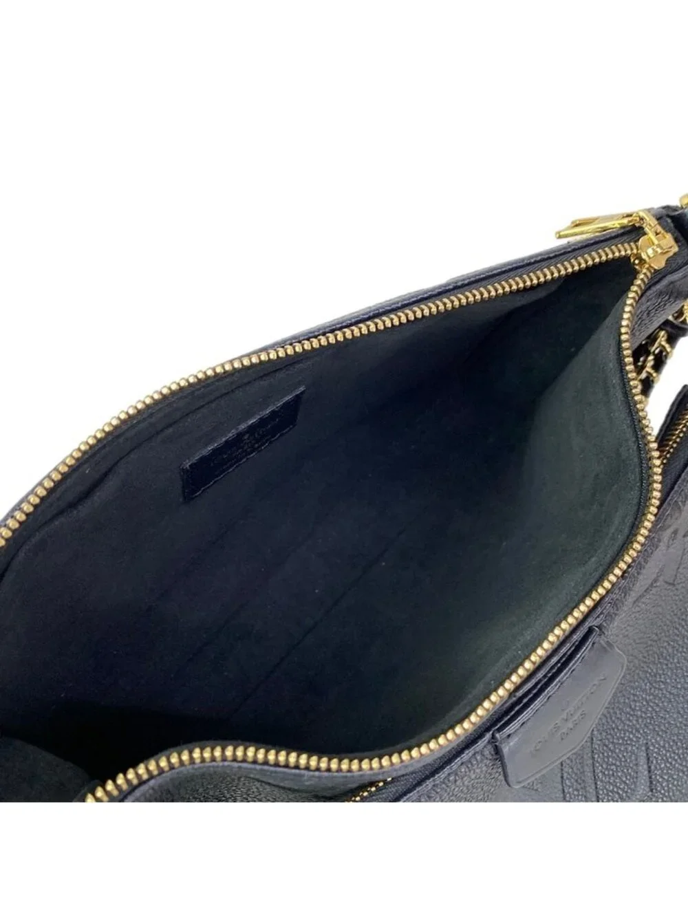 Louis Vuitton Shoulder Bag Monogram Empreinte Multi Pochette Soir Noir Leather